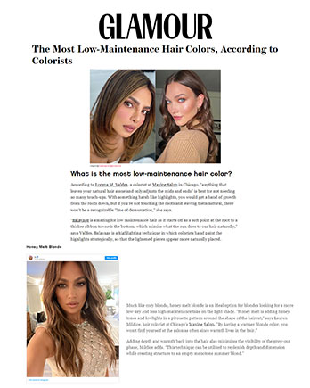 Glamour August 21, 2023 - Maxine Salon - Top Chicago salon just steps off  from Michigan Avenue's Magnificent Mile. Cutting-edge stylists and  colorists offer expert haircutting, styling, special occasion, braiding,  extensions, Balayage, Ombr�