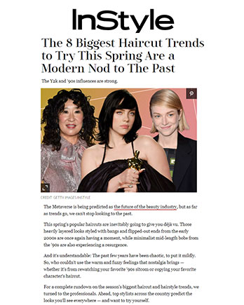 InStyle April 6, 2022 - Maxine Salon - Top Chicago salon just