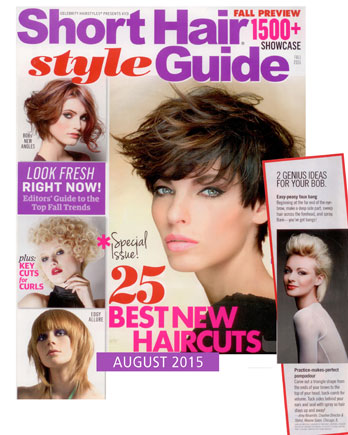 Celebrity Hairstyles Short Hair Style Guide August 2015 - Maxine Salon -  Top Chicago salon just steps off from Michigan Avenue's Magnificent Mile.  Cutting-edge stylists and colorists offer expert haircutting, styling,  special