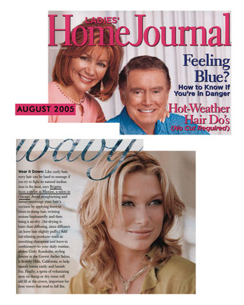 Maxine Salon featured in Ladies Home Journal August 2005