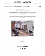 Modern Luxury.com Best Salons for Women's Haircuts