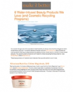 Make it Better.net Water-Infused Beauty Products