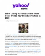Yahoo News January 3, 2020